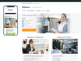 SaaS - Pre-pressa is online PDF preflight software system - html5/ css3/ js